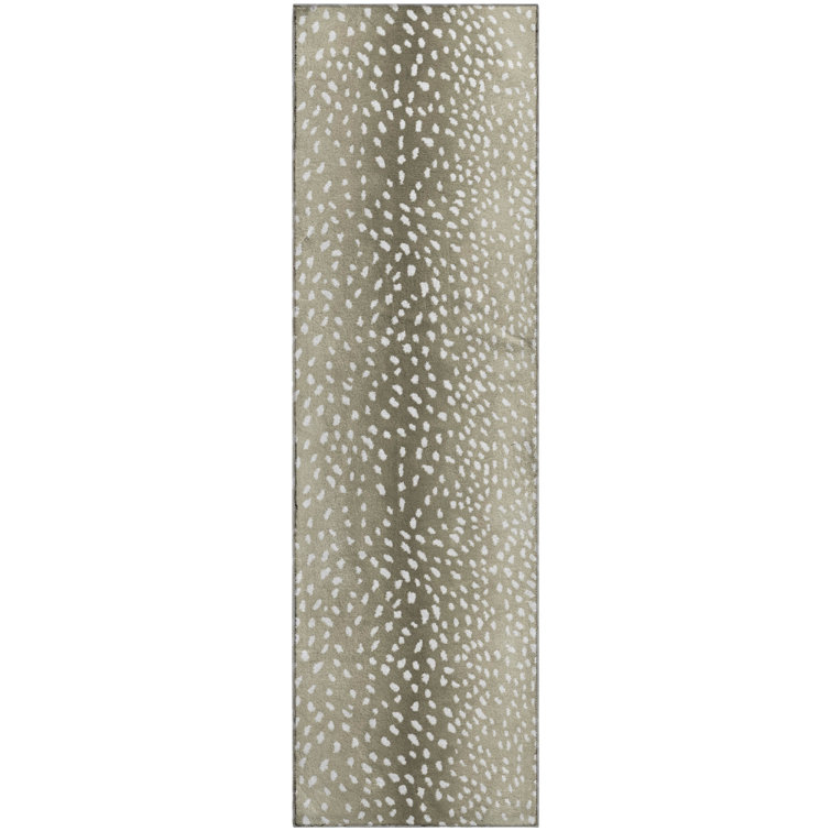 Premium Machine Washable Merilou AMF44 Fawn Rug
