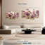 Harnek rose et fleurs mauves-108783667
