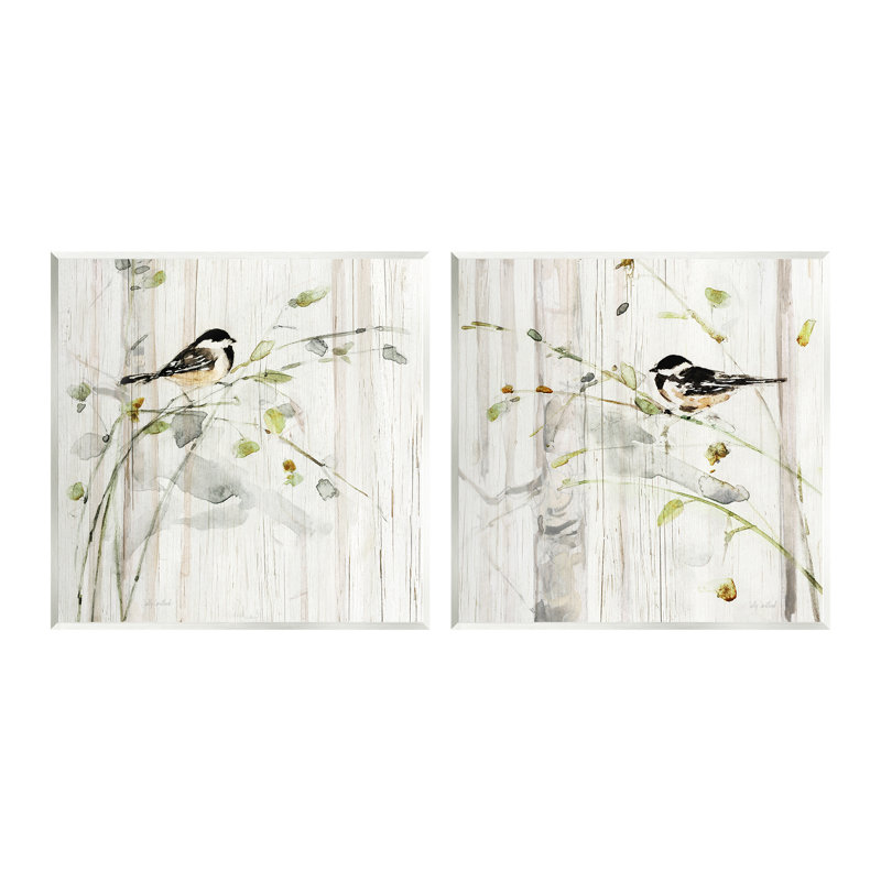 Reproduction d'art numérique sur toile, 2 pièces par A5 - 655 par Sally Swatland, L 12 po x H 12 po x P 0,5 po, Mdf