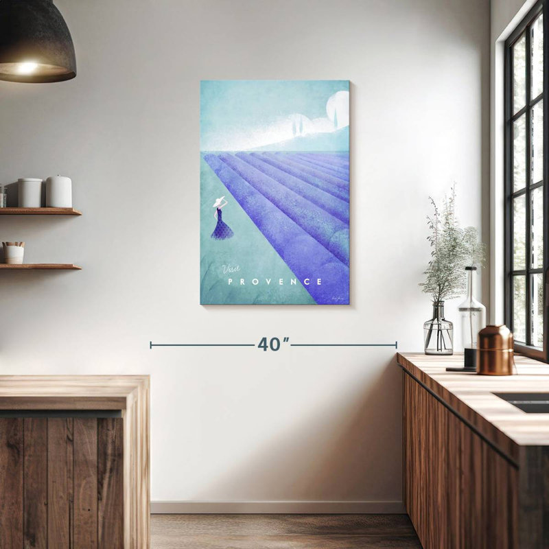 Affiche de voyage rétro Aime Provence, H 36 po x l 24 po