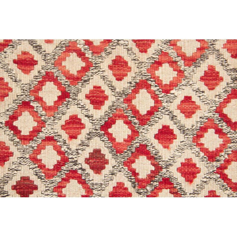 Geometric Wool Hand Woven 109cm X 157cm Area Rug