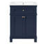 Meuble-lavabo vintage avec portes à fermeture douce et tablette réglable Vintage Elegance-131577055