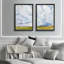 «Ocean Eye I» par Vincent Van Gogh - ensemble de 2 reproductions d'art encadrées-1445694706-1445694700-1445716738