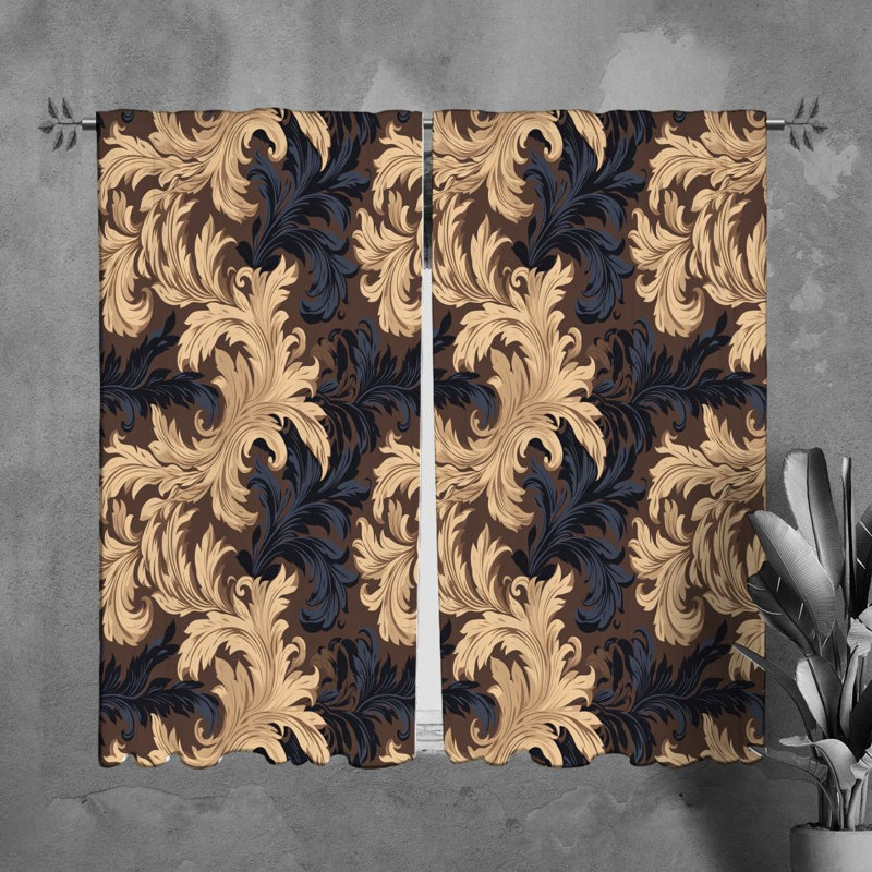 Paire de rideaux obscurcissant en polyester Mik, L 20 po x L 61 po