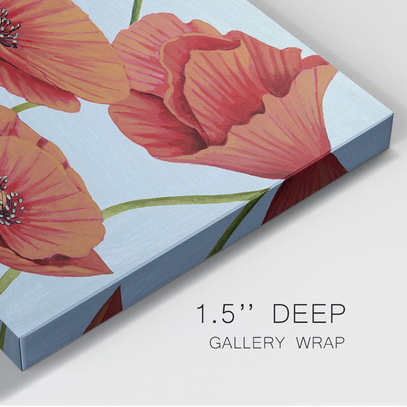«Poppy Topple III», reproduction sur toile tendue, L 12 po x H 8 po
