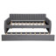 Lit de jour double en velours avec gigogne RIDGEPOLE