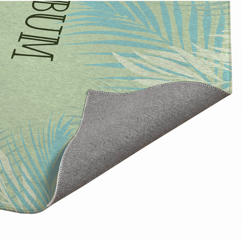 Paillasson Waving Palm Beach, Menthe, L 24 po x L 36 po