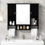 Armoire de miroir de salle de bain 35 po x 28 po - Offre un rangement pratique et une performance de réflexion durable pour votre-1660273944