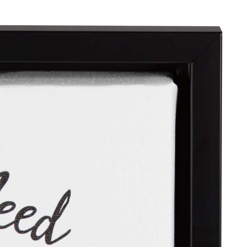 All You Need is Love German Shepherd Canvas Print with Black Frame