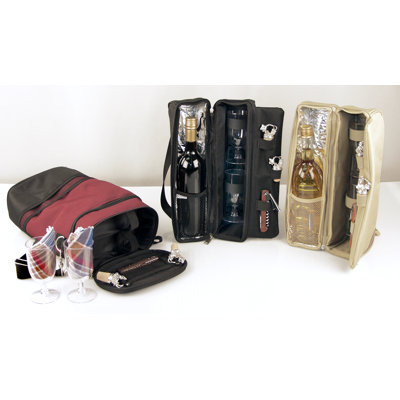 Wine Tote in Black