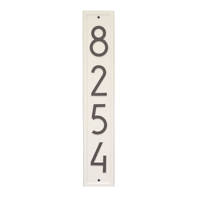 Vertical Modern Personalized Wall Mount