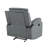 Reclining Transitional Microfiber Fabric Chair-819684200