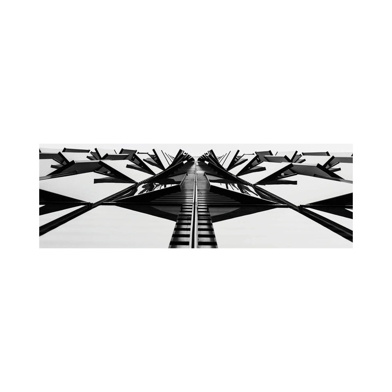 Scraper Look Up by David Gardiner - Panoramic Gallery-Wrapped Canvas Giclée on Canvas, 30.48 cm H x 91.44 cm W x 3.175 cm D