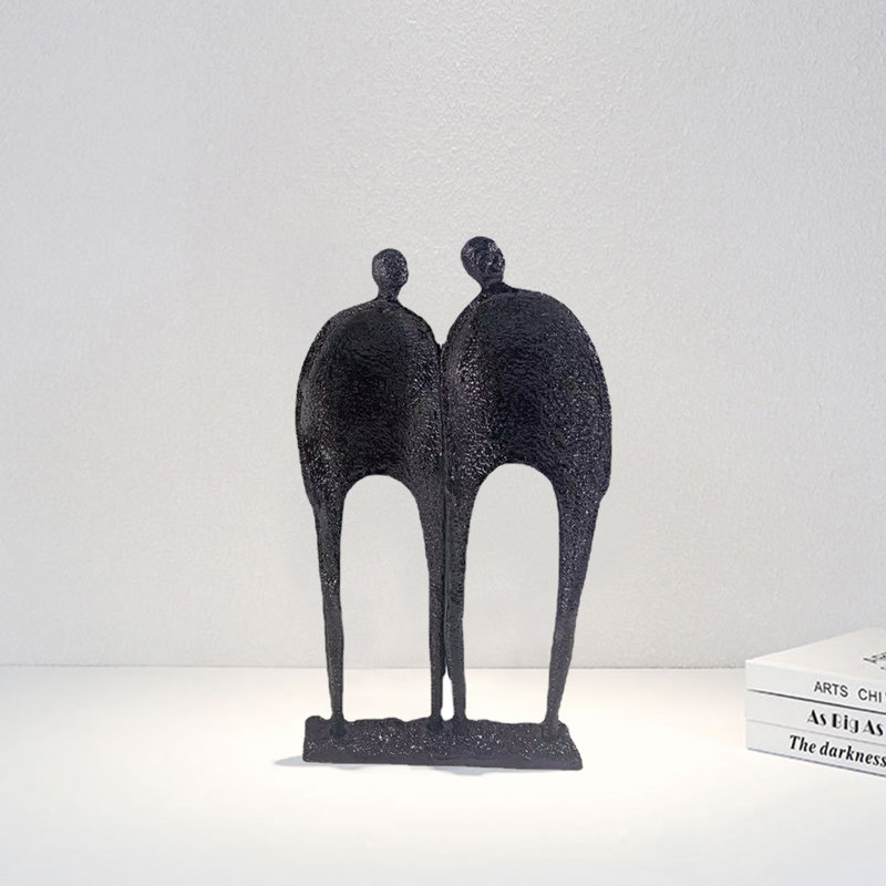 Aghan Abstract Statue, Black
