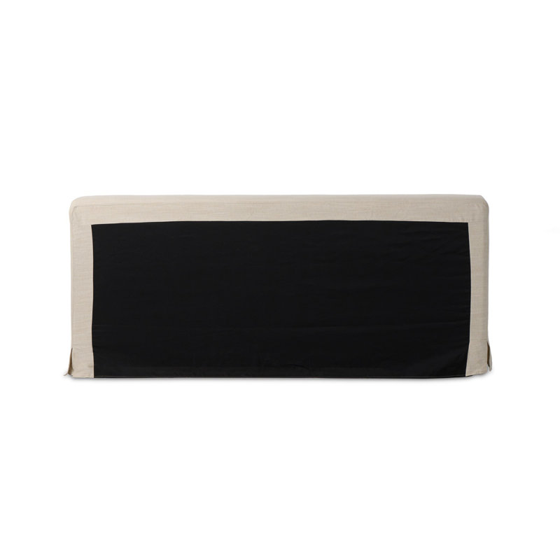 Aidan Slipcover Bed-Savoy Parchment-Queen, Queen