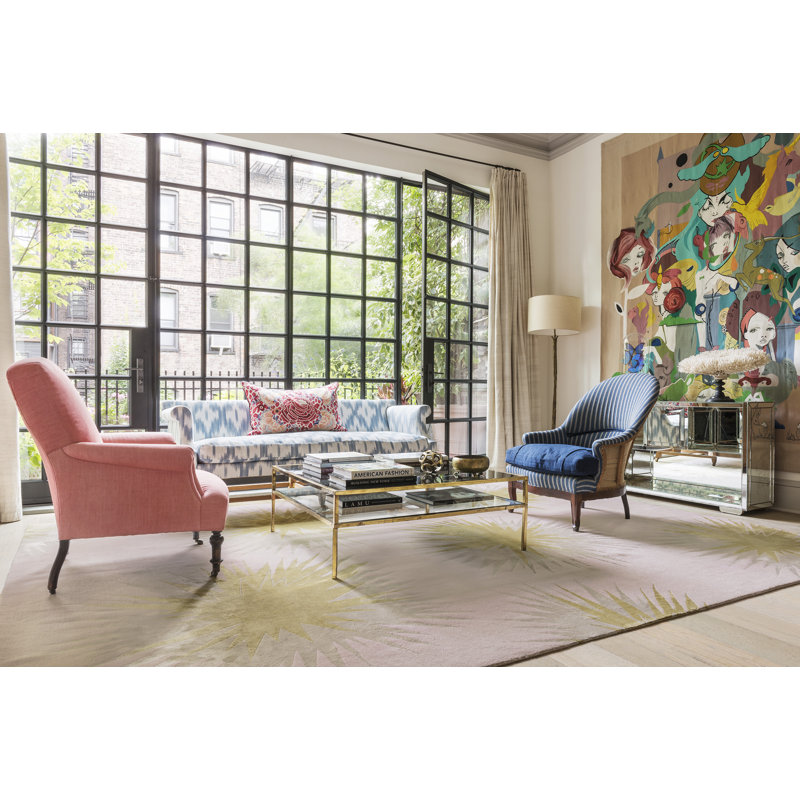 Vivienne Westwood Thistle Gold Area Rug, Rectangle 12' x 18'