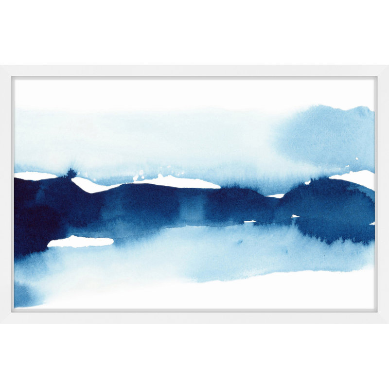 «Mist on the Lake» par Lindsay Megahed - reproduction encadrée, H 16 po x l 24 po x P 1,5 po