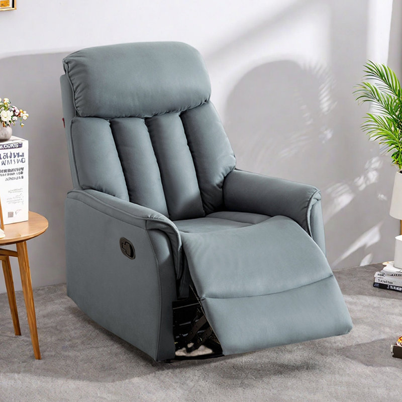Fauteuil inclinable moderne, multifonctionnel et ergonomique, Bleu