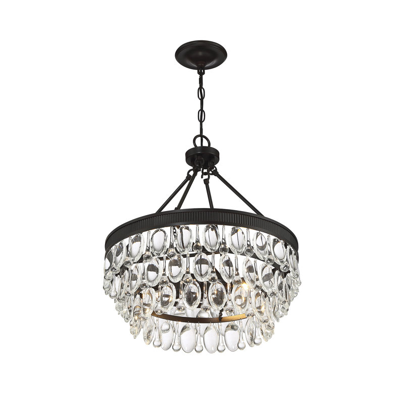 Windham Pendant in Warm Brass, Warm Brass, 6 Lights