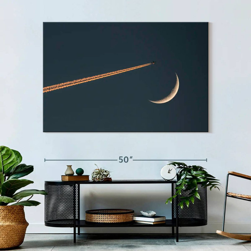 Oberle Nighttime Plane Flight, 34" H x 51" W