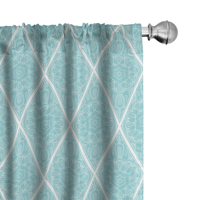 Panneau coulissant géométrique semi-diaphane avec passe-tringle, 28 po x 63 po