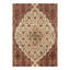 Fine Hand Knotted Silk & wool Tabriz design 4'2'' X 6'2''