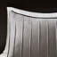 Édredon très grand en faux suède gris - construction 7 pièces aux accents élégants-117418696
