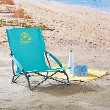  Tommy Bahama 7 Position Hi-Boy Beach Chair, Aqua