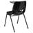 Padded Ergonomic Shell Chair with Right Handed Flip-Up Tablet Arm