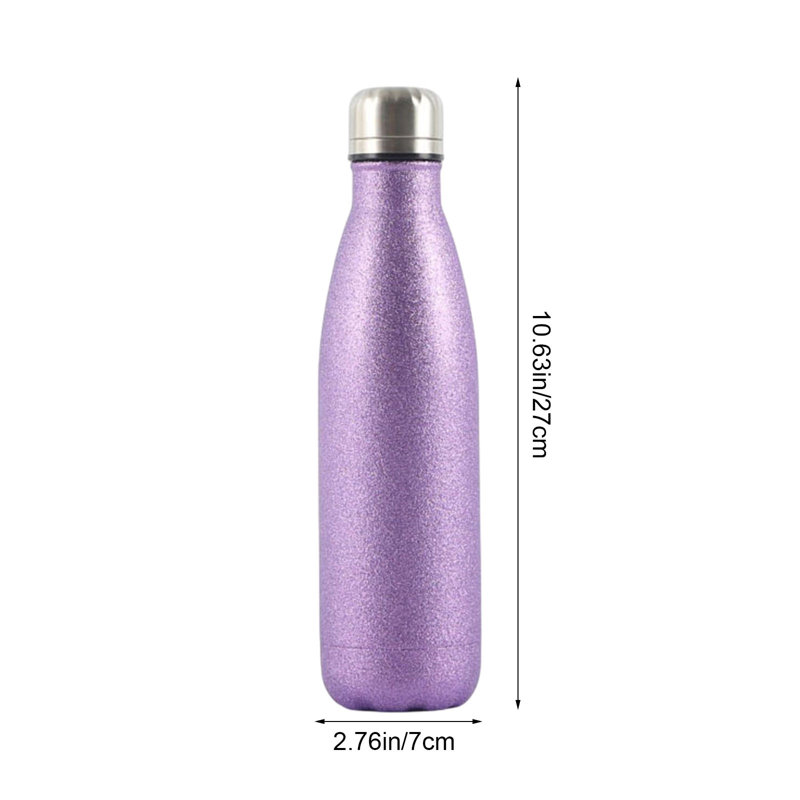Bouteille d'eau en acier inoxydable 304, Mauve