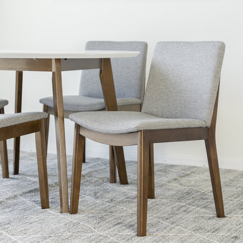Ensemble repas pour 4 personnes Ailston, Gris clair