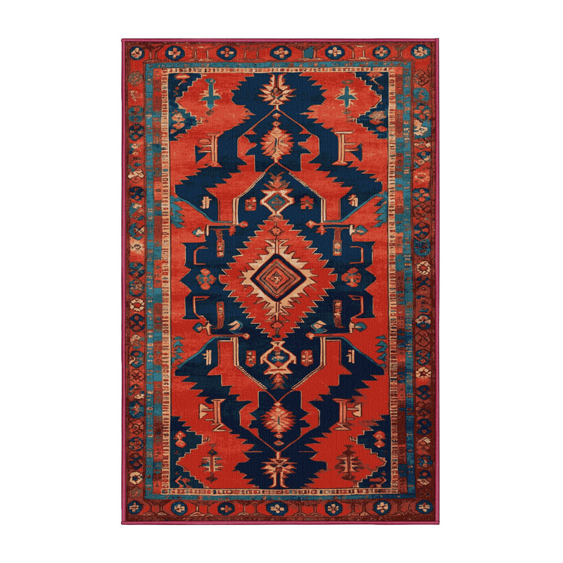 Tapis brun lavable à la machine, Rectangle 2 pi x 3 pi