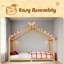 Lit de maison avec lattes de soutien, cadre de lit de maison en bois massif pour enfants, pas de sommier tapissier et structure d'ouverture-1474628938-1474628936