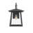 Solis 1 Light Outdoor Wall Light in Black