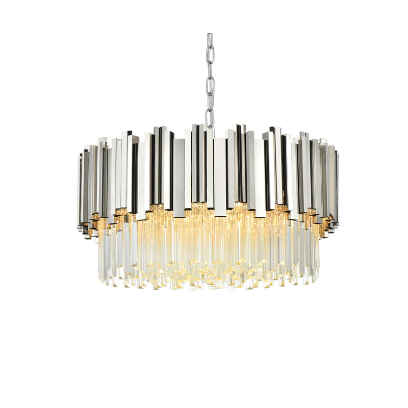 Lustre Lenora 24 pouces, Chrome chrome