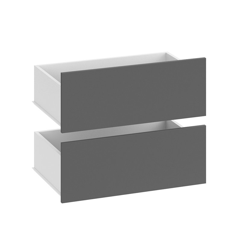 Vecellio Furniture 3826 Large Drawer Set 2 Piece Large Ant