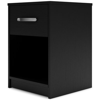 Dymone One Drawer Wood Nightstand