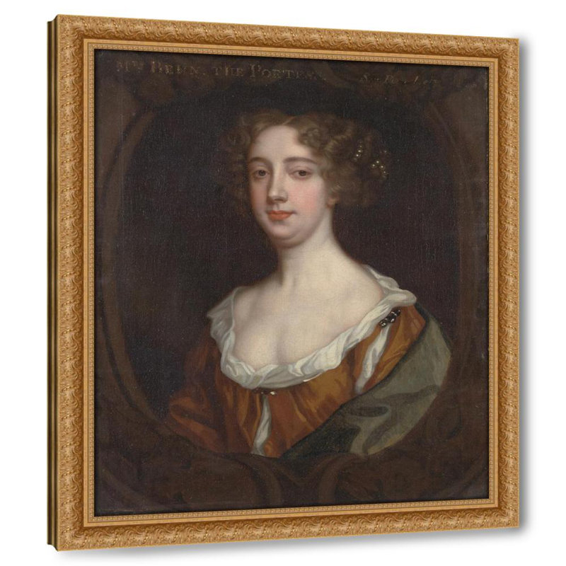 Aphra Behn (ca. 1670), 17" H x 15" W