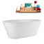 1491mm x 749.3mm Soaking Acrylic Bathtub-1003539751