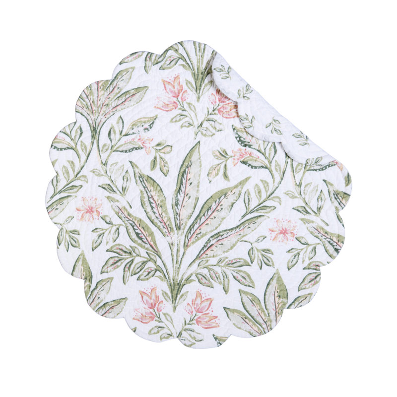Ensemble de 6 napperons de courtepointe Lana Palms