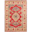 Rabiaa One-of-a-Kind 6'9" X 9'7" New Age Wool Area Rug in Red