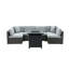 Bonnitta Wicker 6 - Person Garden Lounge Set with Cushions