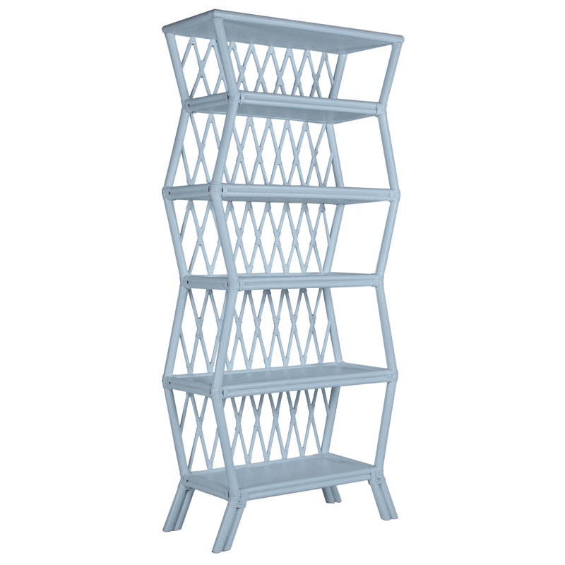 Hollywood Etagere Bookcase, Light Blue