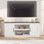 Meuble télé avec panneau cannelé Modern Farmhouse