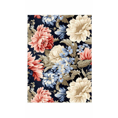 Impression d'art floral sans cadre
