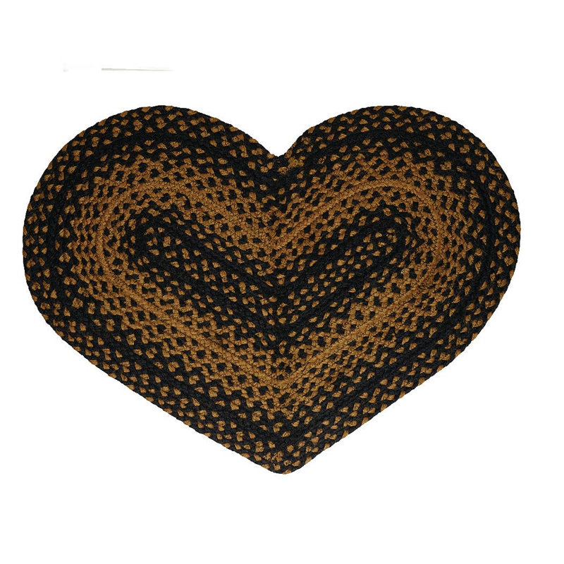 Tapis Carlynne, Noir / Beige
