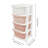 4 Drawer Storage Drawer with Wheels-5248881