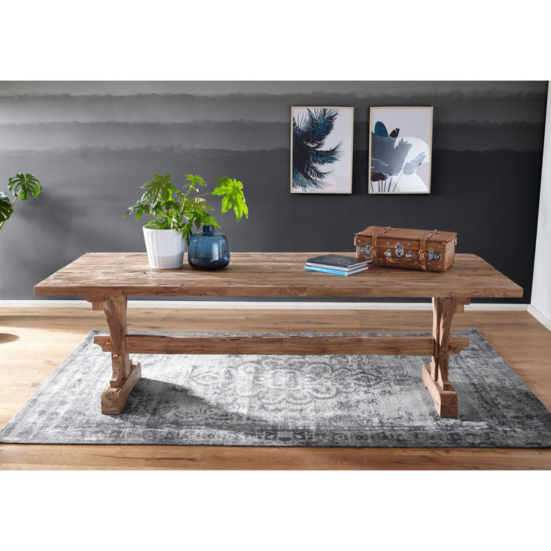 Bassano Teak Solid Wood Dining Table, H78 x L250 x W100cm