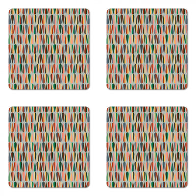 Square 4 Piece Coaster Set