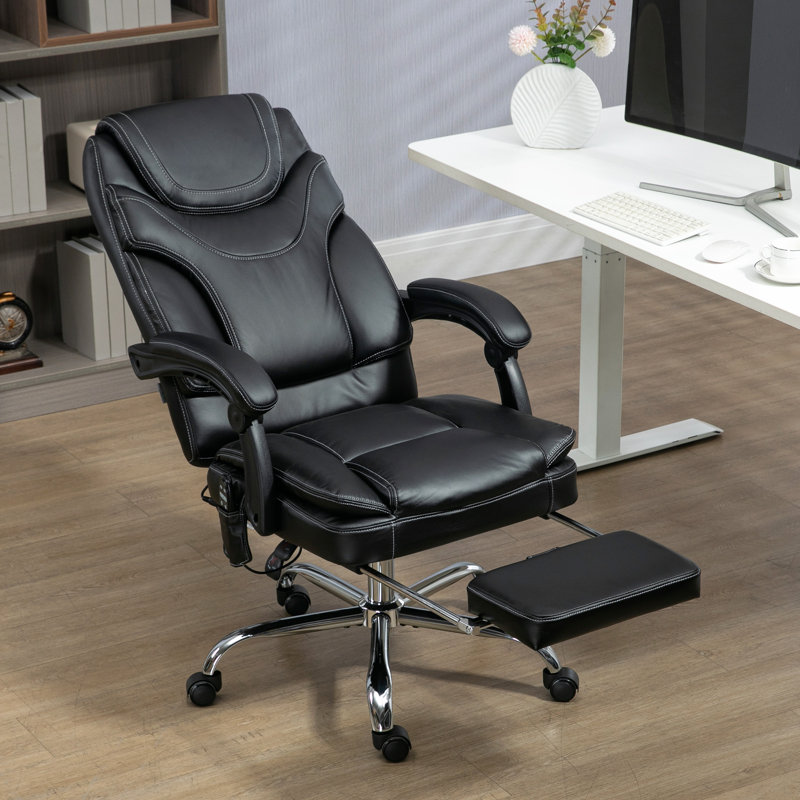 Inbox Zero Loghann Executive Chair, Black